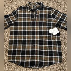 Brand New Hurley Men’s Portland Organic Button-Up Flannel Size XL MSRP $60